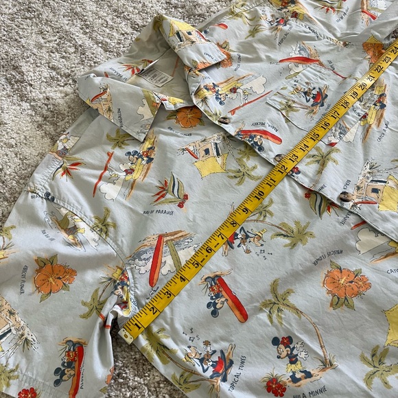 Disney vintage Mens aloha Hawaiian shirt size Large - Picture 5 of 5